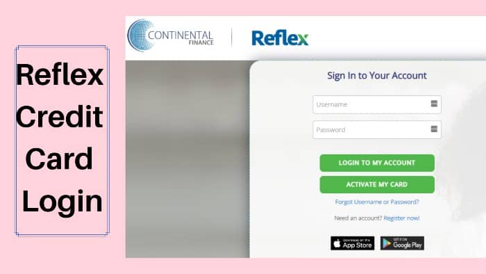 Reflex-Credit-Card-Login